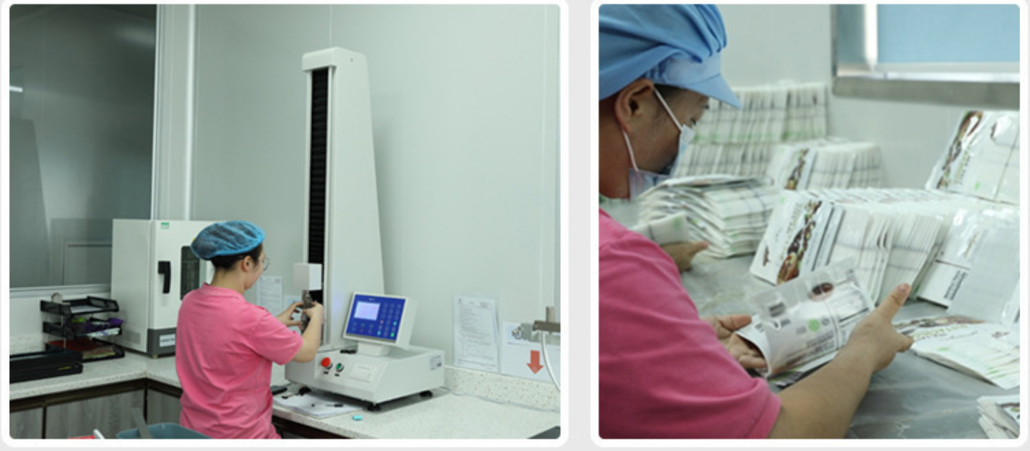 Quality control inspection for coffee packaging